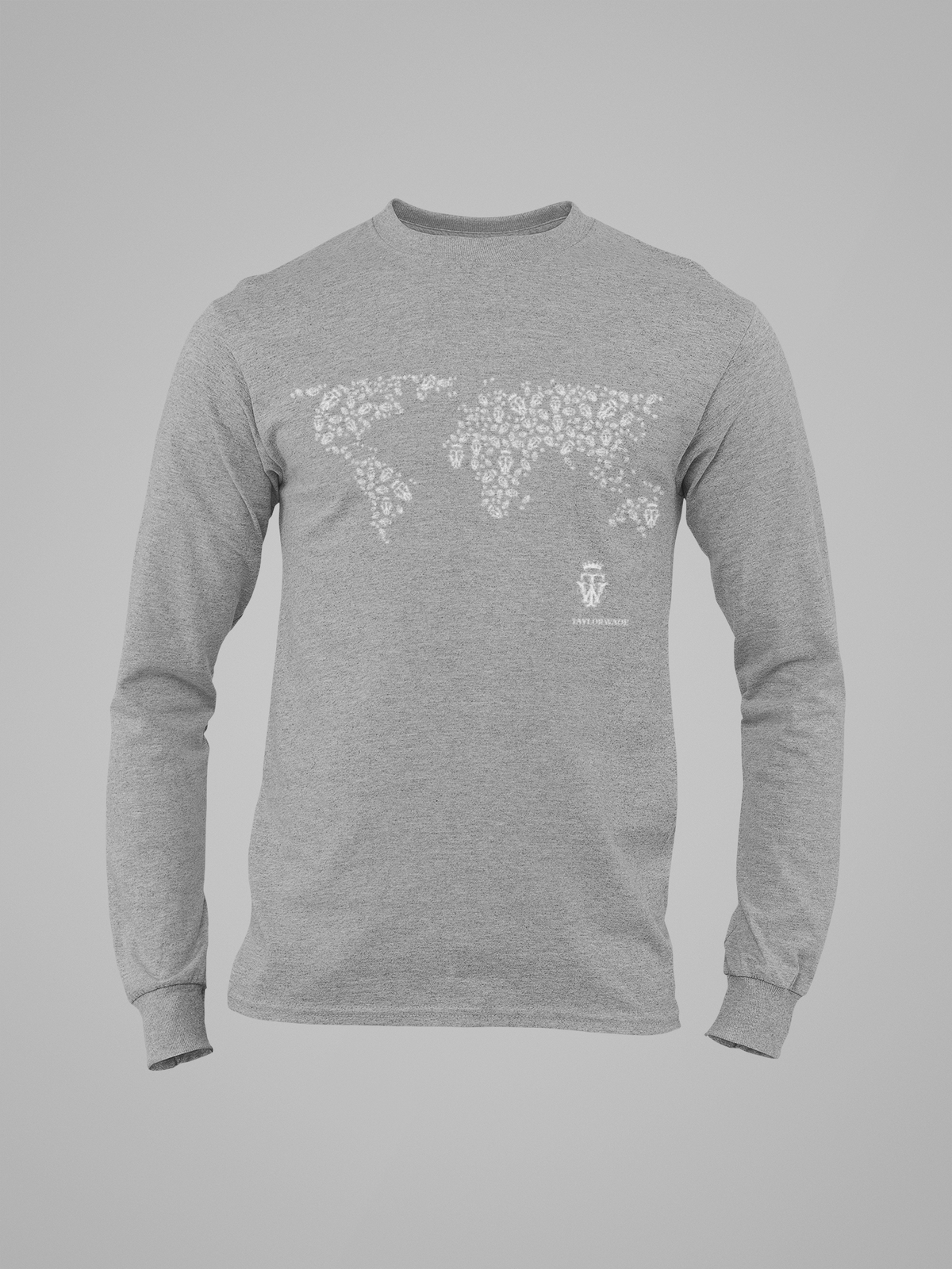 BOYS WORLD DOMINATION GREY SWEATSHIRT