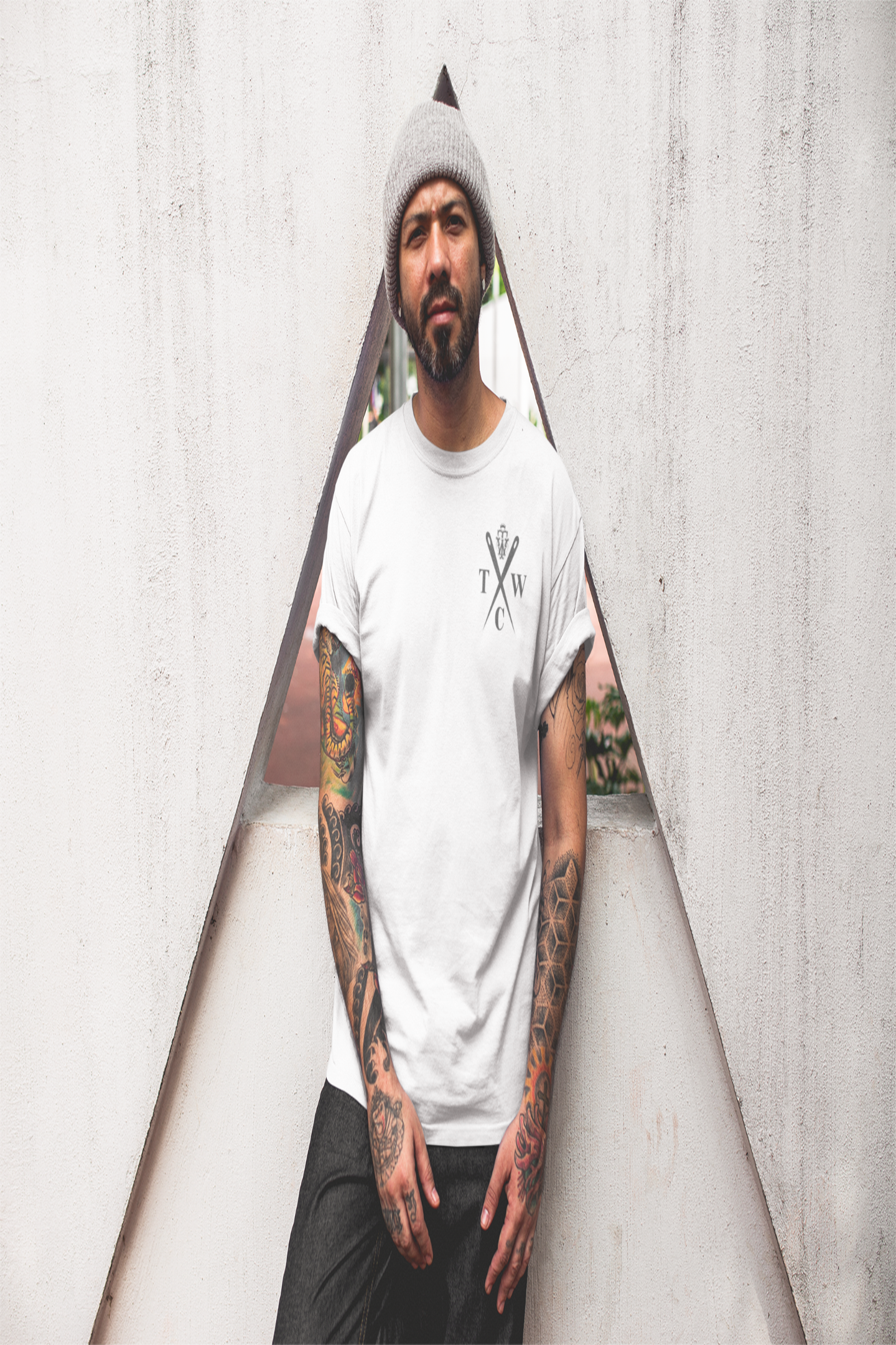 Mens Needles design T shirt