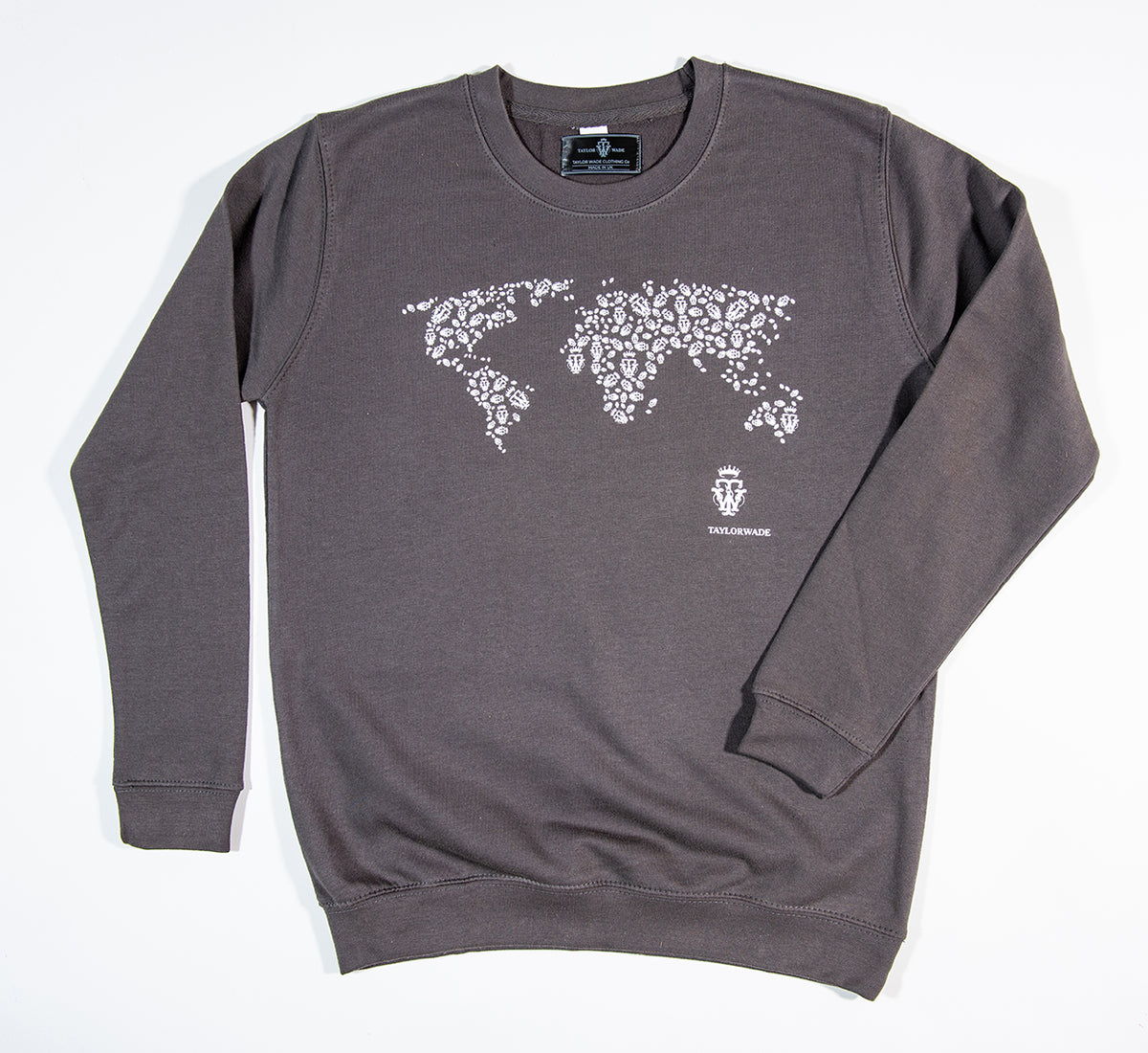 Taylor Wade Boys’ Sweatshirt With World Domination Logo
