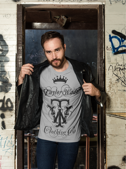 Mens Taylor Wade Grey Ornamental print T-shirts