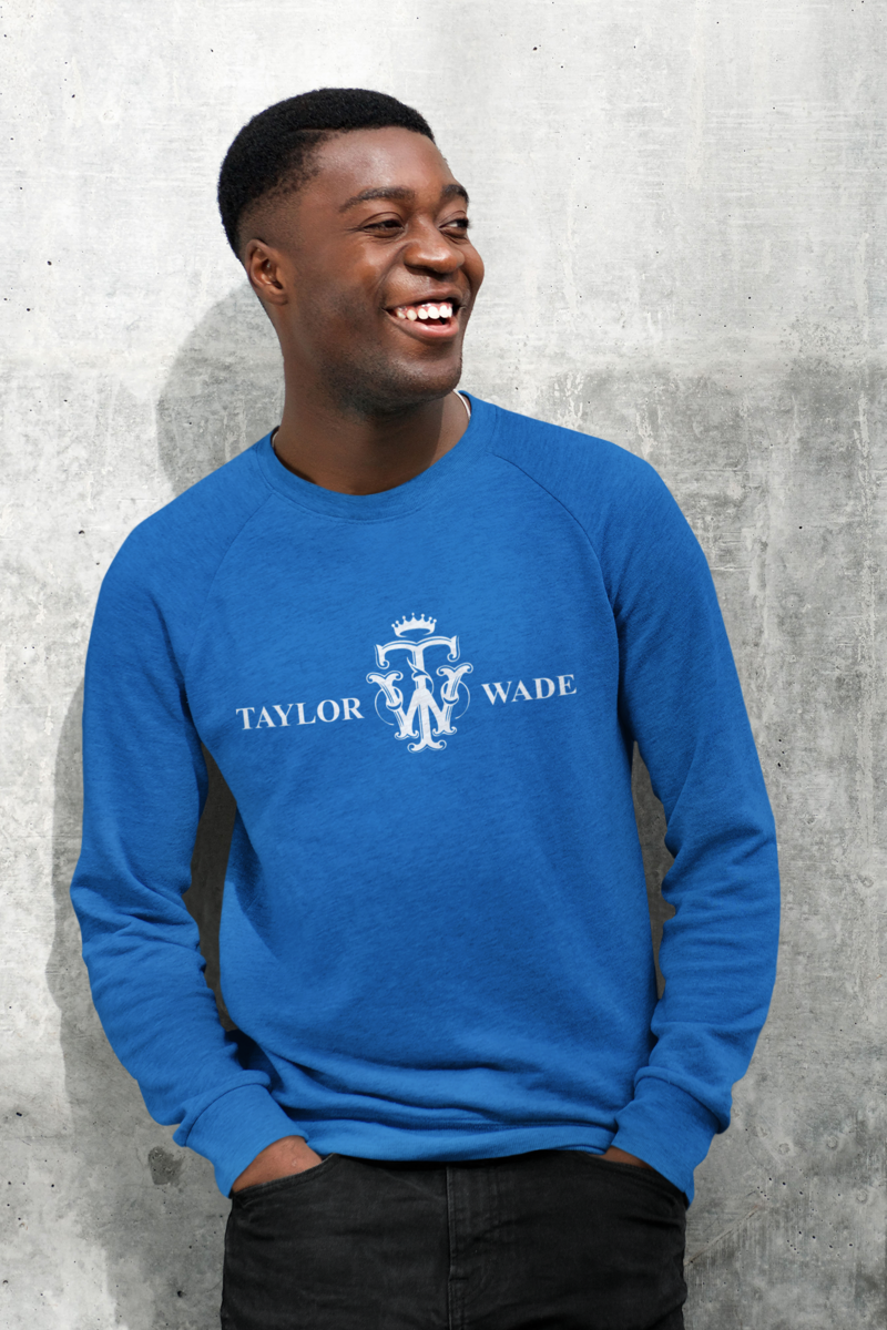 Taylor Wade Boys’ Sweatshirt – White Edition Logo