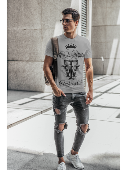 Mens Taylor Wade Grey Ornamental print T-shirts