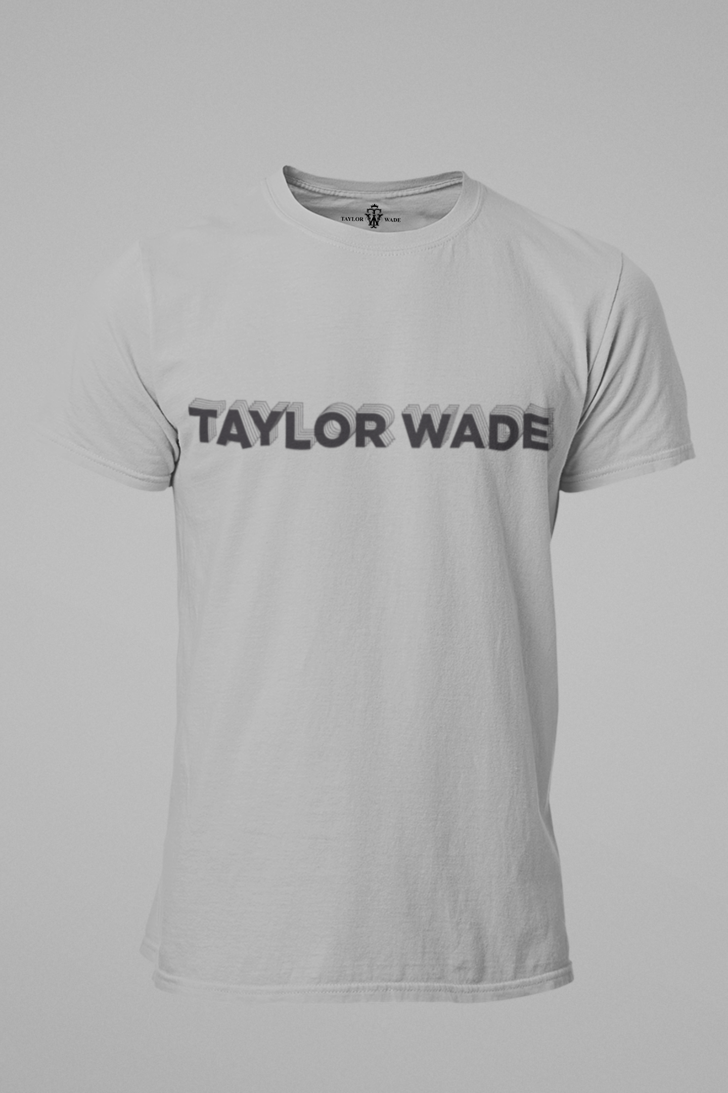 Men’s Taylor Wade Shadow Print Grey T-Shirt