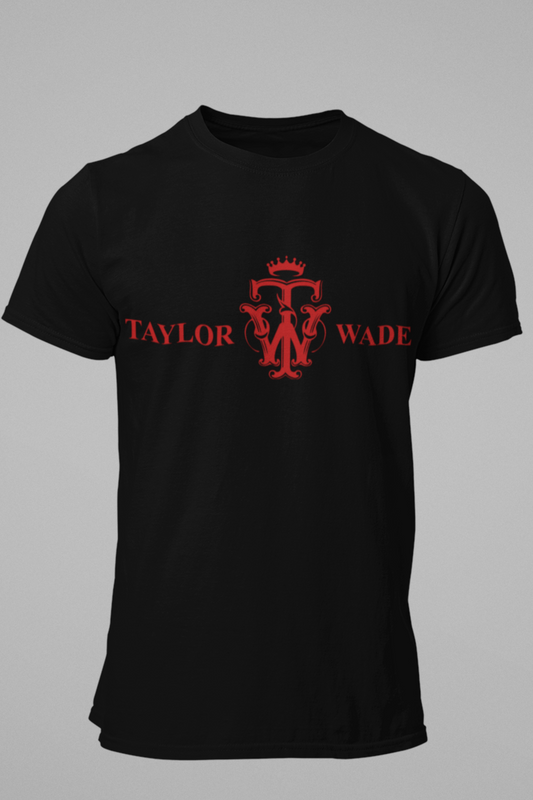 Red Logo script Tshirt.