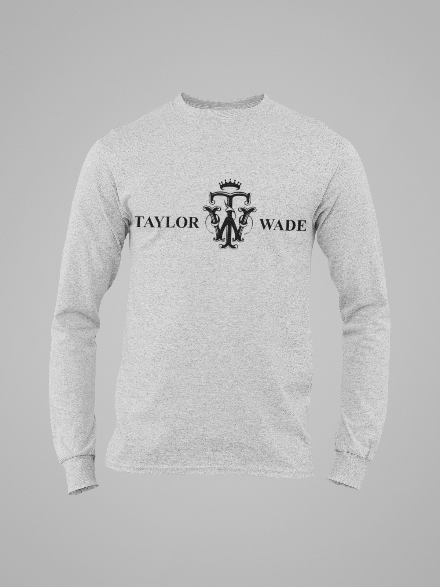 BOYS GREY TAYLOR WADE LOGO SWEATSHIRT
