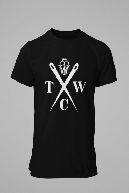 Boys Black Needles Design T-shirt