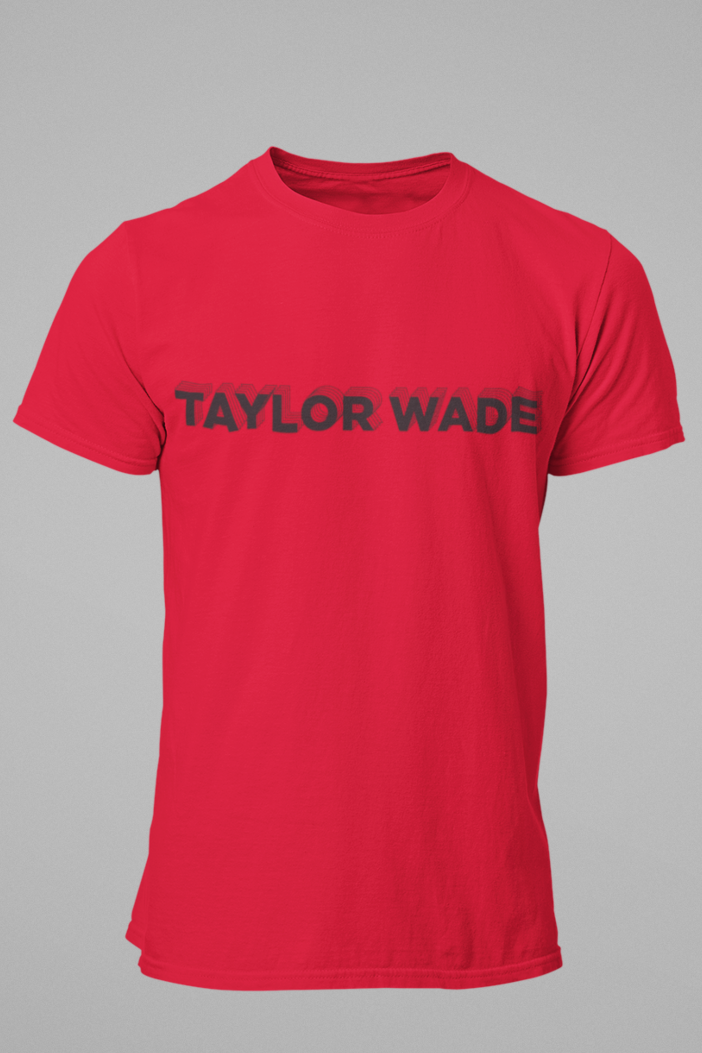 Taylor Wade Red T-Shirt Shadow print