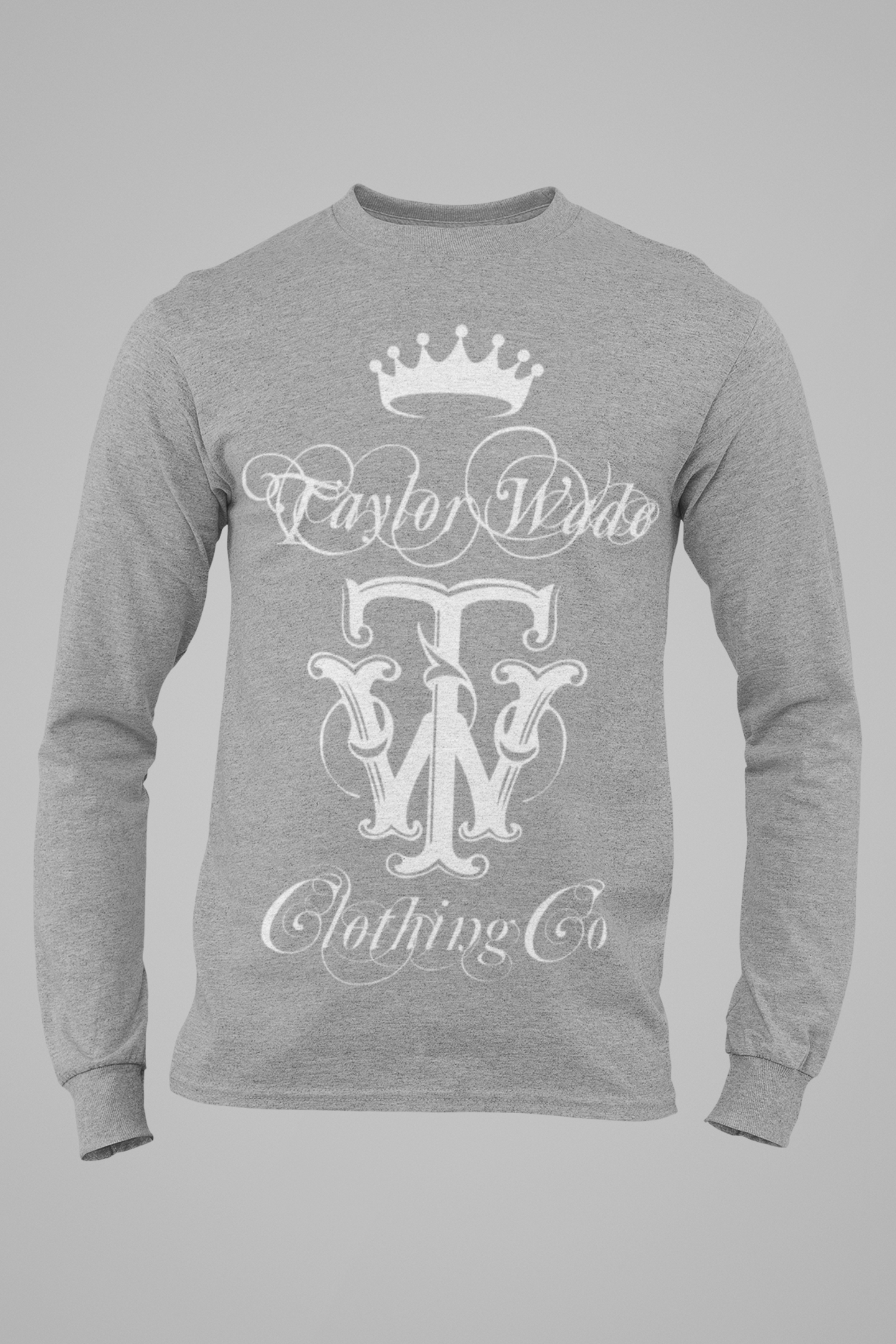 Boys light grey ornamental print sweatshirt