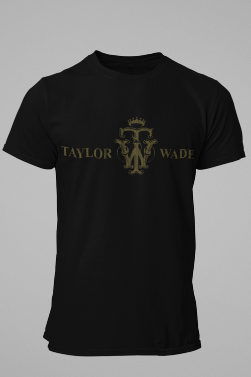 Men’s gold print logo T-Shirt