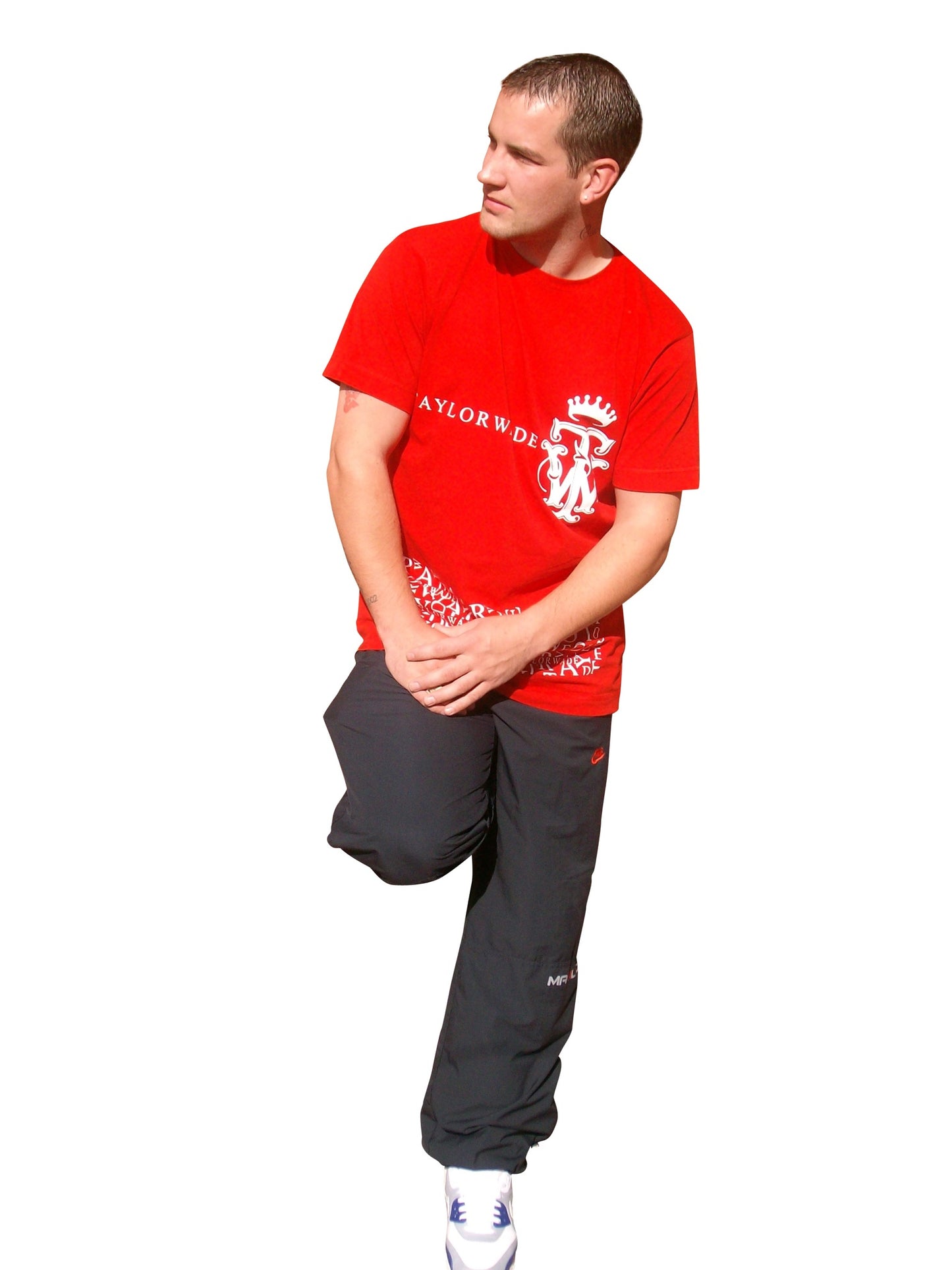 Mens' Red Short Sleeved T-Shirt