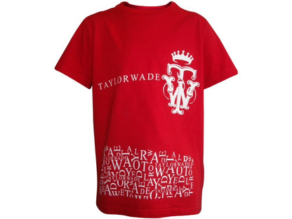 Mens' Red Short Sleeved T-Shirt