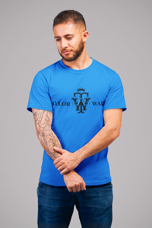 Men’s Black Logo print t shirt